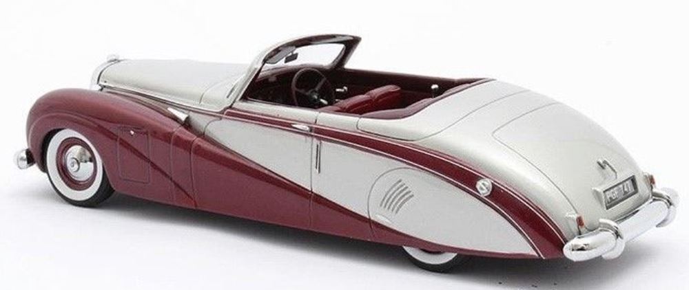 Miniature Matrix 1/18 Daimler DE36 Hooper Green Goddess Marron 1953 - Neuve En Boîte